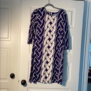 Navy & white J. McLaughlin Dress